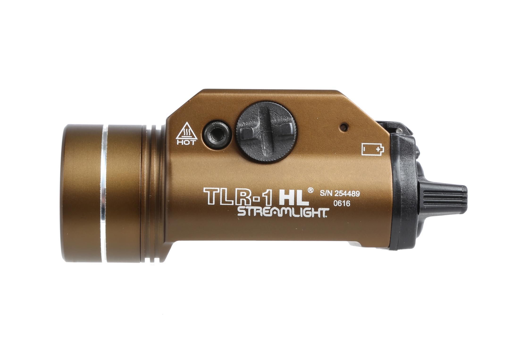 Streamlight TLR-1 HL 1000 Lumen Tactical Weapon Light - Flat Dark